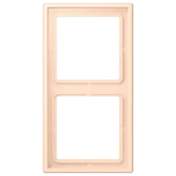 Aro Duplo Duroplástico Lacado Rose Pálido LS 990 JUNG Les Couleurs® Le Corbusier LC 982 228