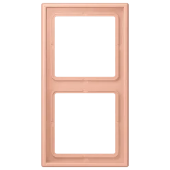 Aro duplo em duroplástico lacado rose clair LS 990 JUNG LC 982 231