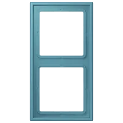 Aro Duplo Lacado Mate Céruléen Vif LS 990 JUNG Les Couleurs® Le Corbusier LC 982 212