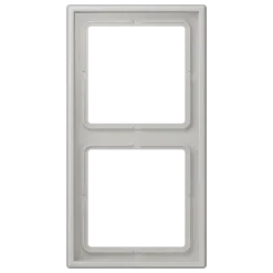 Aro duplo lacado mate gris clair LS 990 JUNG LC 982 205