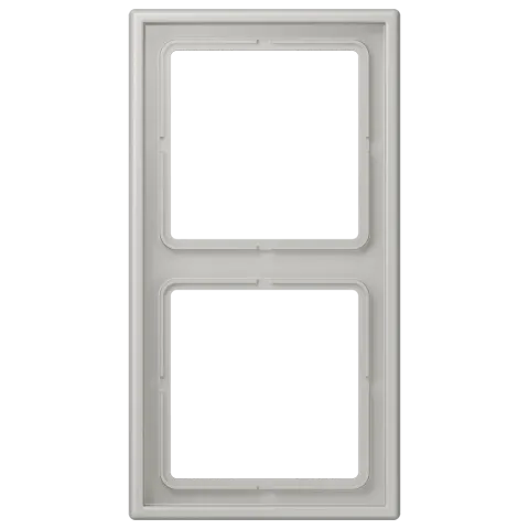 Aro duplo lacado mate gris clair LS 990 JUNG LC 982 205