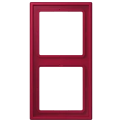 Aro Duplo LS 990 Duroplástico Lacado Rouge Carmin JUNG Les Couleurs® Le Corbusier LC 982 229