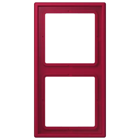 Aro Duplo LS 990 Duroplástico Lacado Rouge Carmin JUNG Les Couleurs® Le Corbusier LC 982 229
