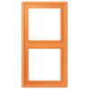 Aro duplo LS 990 em duroplástico lacado laranja claro JUNG Les Couleurs® Le Corbusier LC 982 225