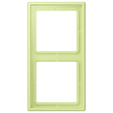 Aro Duplo LS 990 Vert Jaune Clair Duroplástico Lacado JUNG Les Couleurs® Le Corbusier LC 982 222
