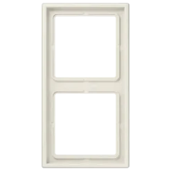 Aro Duplo Marfim para Montagem Vertical e Horizontal LS 990 JUNG LS982W