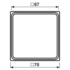 Aro intermédio para integração de capas especiais CD cinzento claro JUNG LS981ZLG