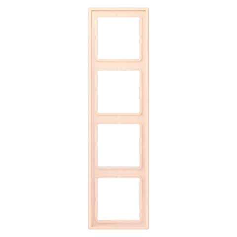 Aro quádruplo lacado mate laranja suave LS 990 JUNG Les Couleurs® Le Corbusier LC 984 226