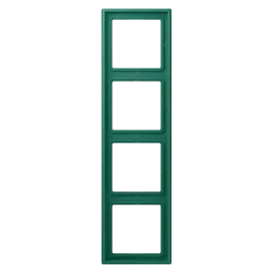 Aro quádruplo lacado mate vert anglais LS 990 JUNG Les Couleurs® Le Corbusier LC 984 216