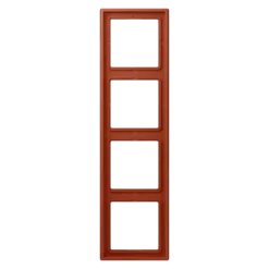 Aro quádruplo l'ocre rouge LS 990 JUNG Les Couleurs® Le Corbusier LC 984 232