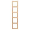 Aro quíntuplo em duroplástico lacado terre sienne claire LS 990 JUNG Les Couleurs® Le Corbusier LC 985 237