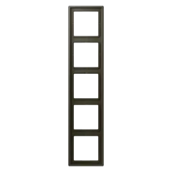 Aro quíntuplo LS 990 Duroplástico lacado ombre naturelle JUNG Les Couleurs® Le Corbusier LC 985 241
