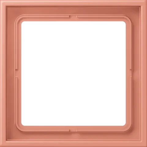 Aro simples LS 990 Duroplástico lacado ocre rouge moyen JUNG Les Couleurs® Le Corbusier LC 981 233