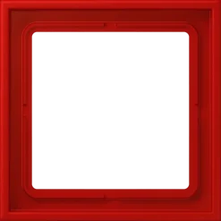 Aro simples LS 990 Duroplástico lacado rouge vermillon JUNG Les Couleurs® Le Corbusier LC 981 227