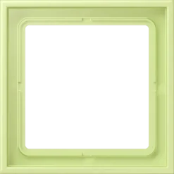 Aro simples LS 990 Duroplástico lacado vert jaune clair JUNG Les Couleurs® Le Corbusier LC 981 222