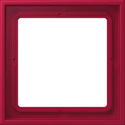 Aro simples LS 990 em duroplástico lacado rouge carmin JUNG Les Couleurs® Le Corbusier LC 981 229