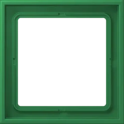 Aro simples LS 990 em duroplástico lacado vert foncé JUNG Les Couleurs® Le Corbusier LC 981 219