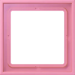 Aro simples rosa, LS 990, Les Couleurs® Le Corbusier®, acabamento rose vif - JUNG