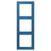 Aro triplo bleu céruléen LS 990 JUNG Les Couleurs® Le Corbusier LC 983 211