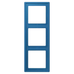 Aro triplo bleu céruléen LS 990 JUNG Les Couleurs® Le Corbusier LC 983 211