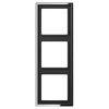 Aro triplo cromado brilhante LS 990 JUNG GCR2983