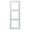 Aro triplo em duroplástico lacado céruléen pâle LS 990 JUNG Les Couleurs® Le Corbusier LC 983 215
