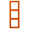 Aro triplo lacado mate laranja vivo LS 990 JUNG Les Couleurs® Le Corbusier LC 983 260