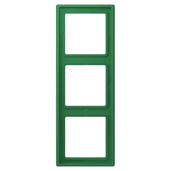Aro triplo lacado mate vert foncé LS 990 JUNG Les Couleurs® Le Corbusier LC 983 219