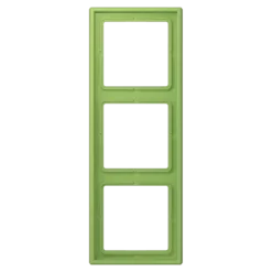 Aro triplo lacado mate vert 31 LS 990 JUNG Les Couleurs® Le Corbusier LC 983 220