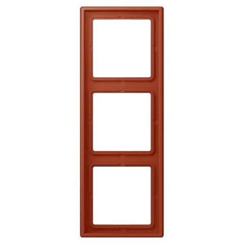 Aro triplo l'ocre rouge LS 990 JUNG em duroplástico lacado Les Couleurs® Le Corbusier LC 983 232