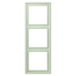 Aro triplo LS 990 Duroplástico lacado vert anglais pâle JUNG Les Couleurs® Le Corbusier LC 983 218