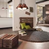 AUCKLAND Candeeiro de Teto Suspenso Vintage em Aço Cobre Envelhecido