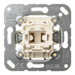 Botão de pressão unipolar NA 10 A 250 V JUNG 531U