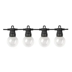 Cabo de arraial/grimalda de luzes com 20 lâmpadas G45 - 6W 2700K IP65 C/13 metros Pr