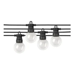 Cabo de arraial/grimalda de luzes com 20 lâmpadas G45 - 6W 2700K IP65 C/13 metros Pr