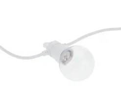 Cabo de arraial/ grinalda de luzes com 20 lâmpadas G45 - 6W 2700 IP65 c/13Metros Br