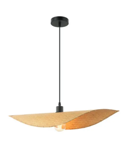 Cadeeiro de Tecto Suspenso E27 MAX 40WEM EM BAMBU PZA20241