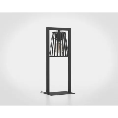 Candeeiro de Mesa com Abajur Cónico em Ferro Preto BOGOTA EGLO 390005