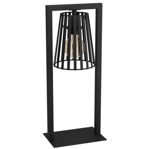 Candeeiro de Mesa com Abajur Cónico em Ferro Preto BOGOTA EGLO 390005