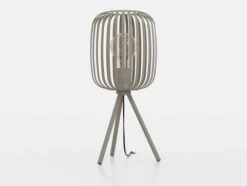 Candeeiro de Mesa com Abajur Cor Areia e Base Tripé ROMAZZINA EGLO 900521