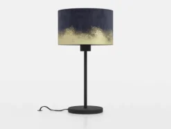 Candeeiro de Mesa com Abajur de Veludo Azul Escuro CASUARITA EGLO 39975