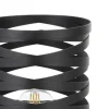 Candeeiro de Mesa com Abajur Metálico Preto CREMELLA EGLO 99506