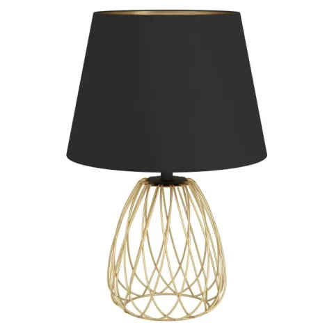 Candeeiro de Mesa com Base de Arame e Abajur Cinzento JAZMINIA EGLO 390039
