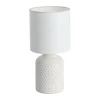Candeeiro de Mesa com Base em Cerâmica e Abajur Têxtil BELLARIVA EGLO 97773