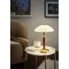 Candeeiro de Mesa com Base em Metal Níquel e Abajur em Vidro Branco SOLO 1 EGLO 87256