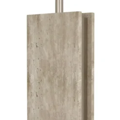 Candeeiro de Mesa com Base em Travertino e Abat-jour em Linho BELESAR EGLO 390408