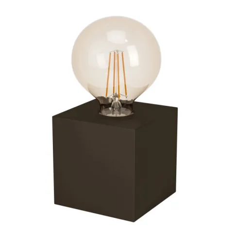 Candeeiro de Mesa com Base Metálica em Bronze Escuro PRESTWICK 2 EGLO 43549