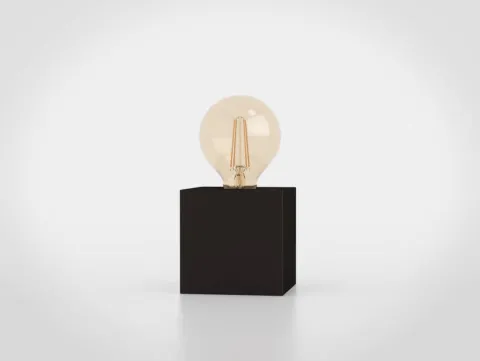 Candeeiro de Mesa com Base Metálica em Bronze Escuro PRESTWICK 2 EGLO 43549
