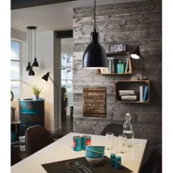 Candeeiro de Mesa com Braço Ajustável Preto e Branco PRIDDY EGLO 49469