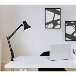 Candeeiro de Mesa com Braço e Cabeça Ajustáveis FIRMO EGLO 90873